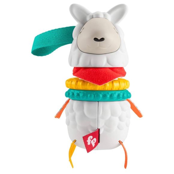 Fisher-Price Click Clack Llama, Take-Along Activity Toy Car Bright Colors 3 Text - Picture 4 of 7